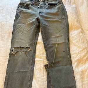 Re/Done straight leg jeans size 28